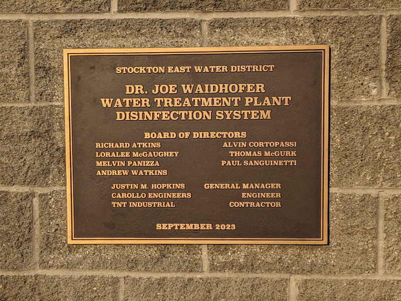 Stockton Water treatment